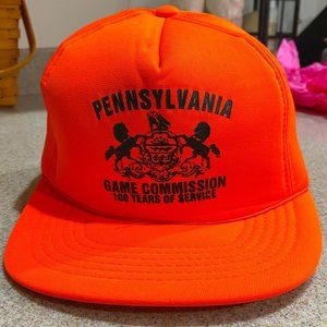 Vintage Pennsylvania Game Commission Rope Snapback Hat